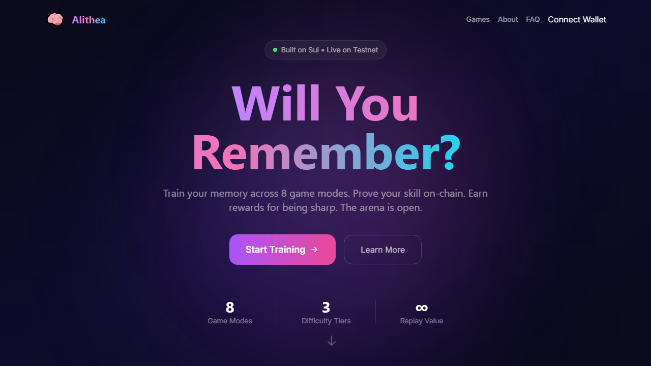 Alithea - Memory Training Game
